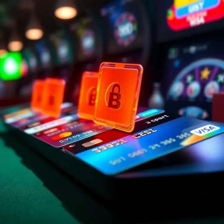 Safe Payment Options for Australian Online Casinos Secure online payment methods including credit card and e-wallet icons for Australian casino transactions