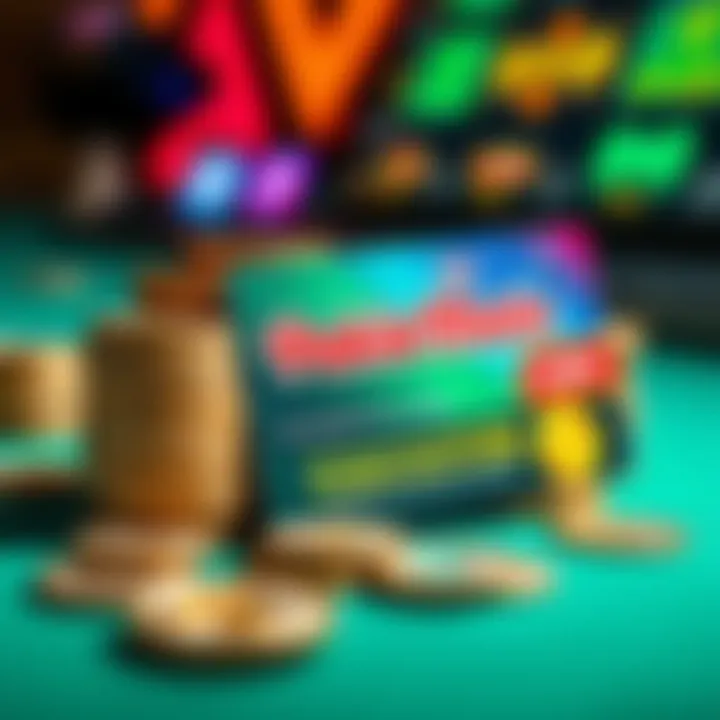 Visual representation of Australian dollar coins and a Pokie Mate Casino gift card highlighting promotional offers for Australian players