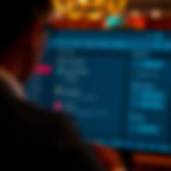 Casino Mate account management dashboard showing security settings and support options