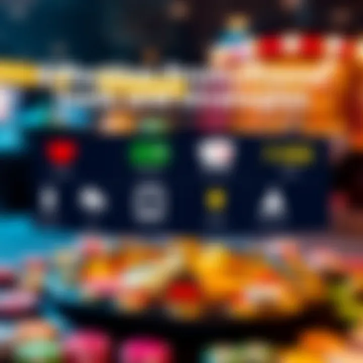 Graphic displaying various online casino promotional tools and strategies