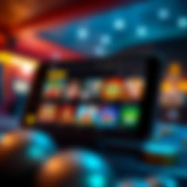 Screenshot of the Casino-Mate Android app home screen displaying game categories and bonus offers