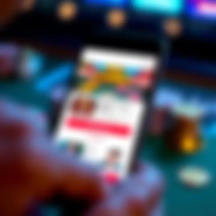 Mobile device showing the Casino Mate app download interface for Australian users
