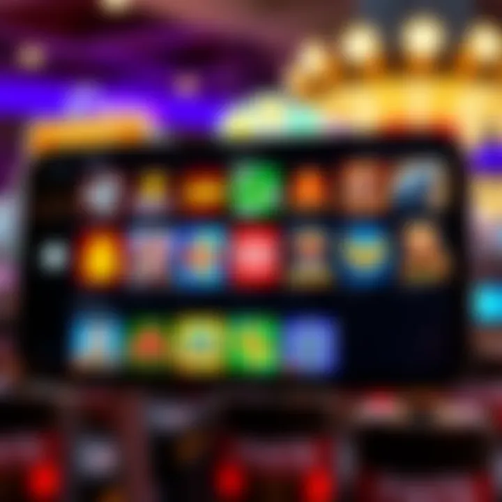 User interface of the Casino Mate app showcasing a variety of casino games available for Australian players