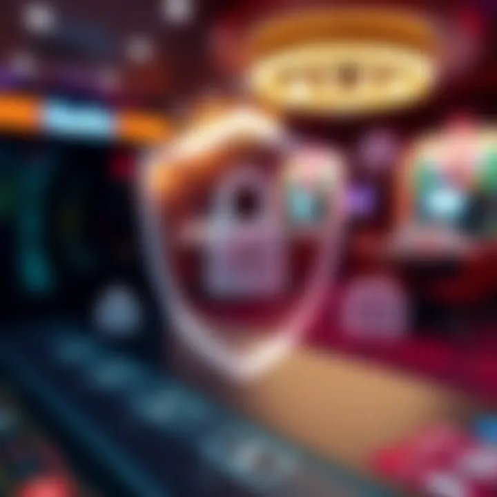 Secure Banking Options at Casino Mate Australia Illustration of secure online banking options with credit card and digital wallet icons