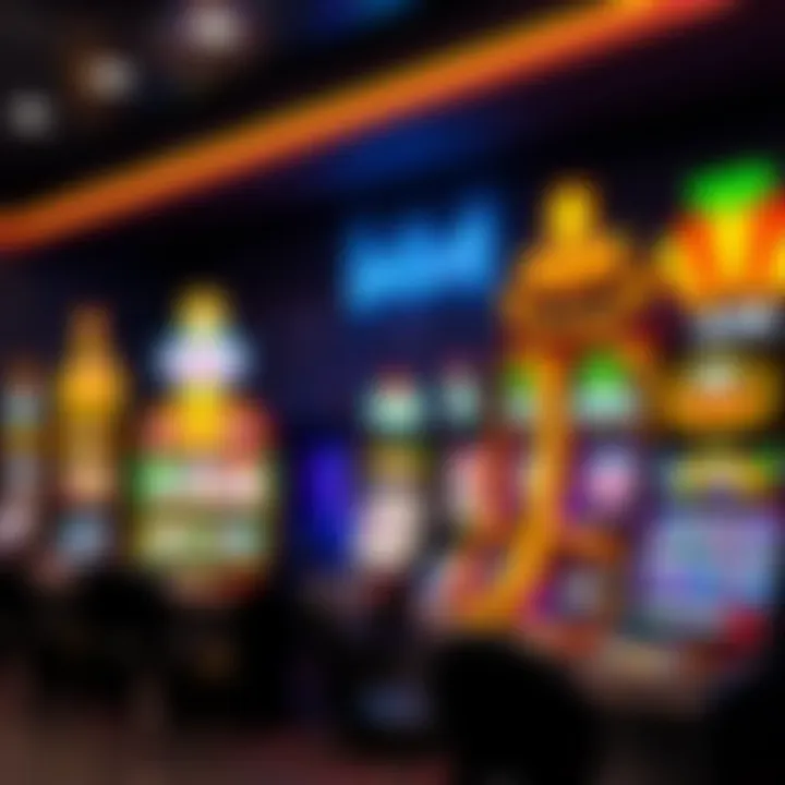 Colorful selection of classic and modern casino slot games on a digital gaming platform