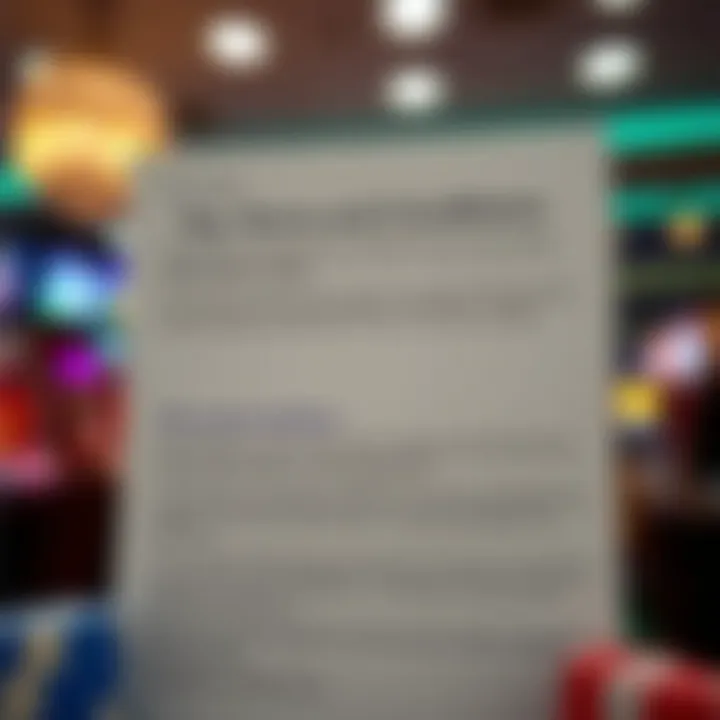 Graphic depicting key terms and conditions to consider when using casino bonus codes