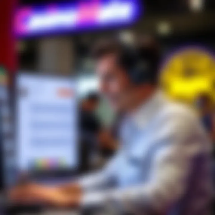 Customer support agent assisting through live chat on Casino-Mate website
