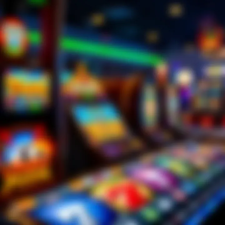 Assorted online casino games available on Casino Mate platform with vibrant graphics