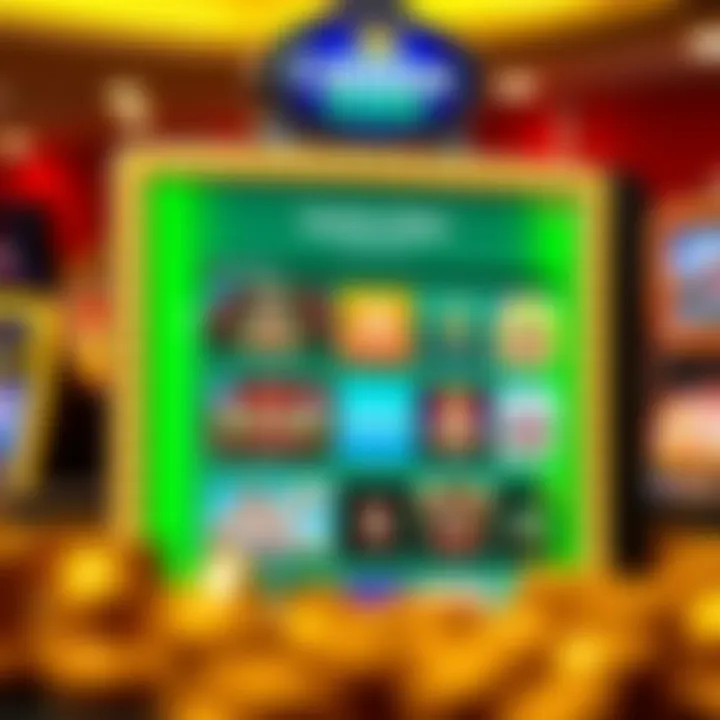 User interface of Casino Mate Instant Play showing various casino games available for immediate play