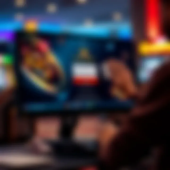 User logging into Casino Mate platform on desktop computer in Australia