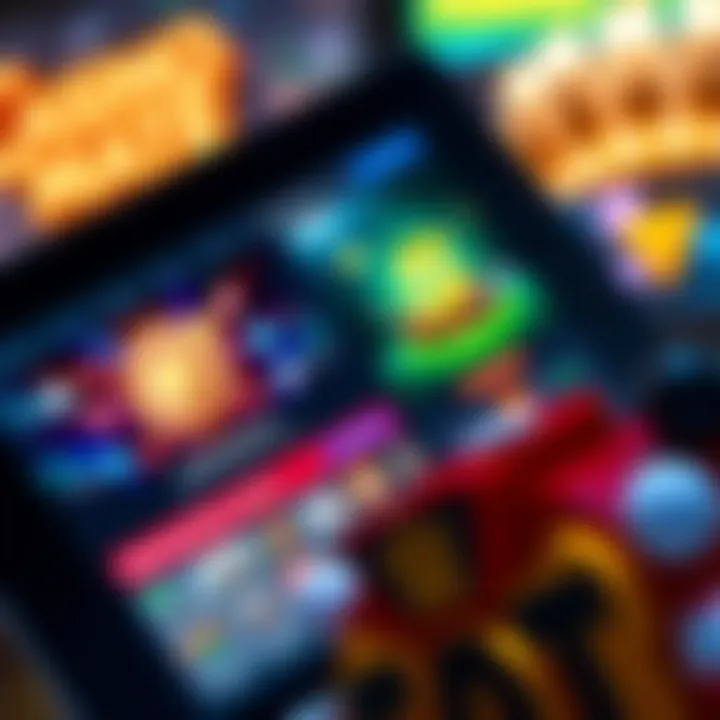 Digital casino interface showcasing no deposit bonus offers and eligibility criteria