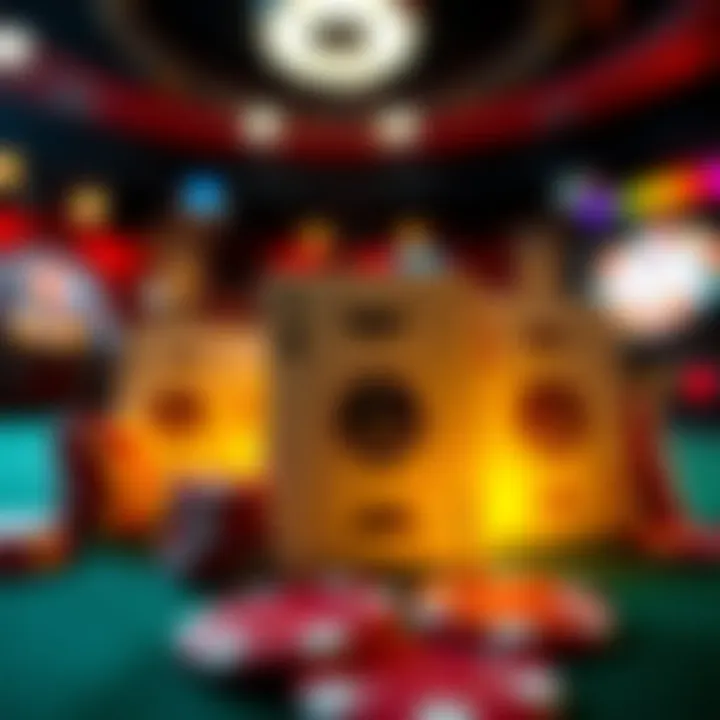 Bright casino chips and playing cards symbolizing no deposit bonus opportunities at Casino Mate