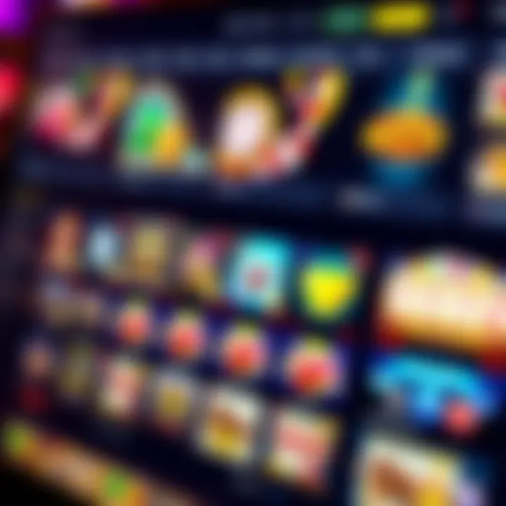 Online casino interface showcasing various slot machines and table games on Casino-Mate.com