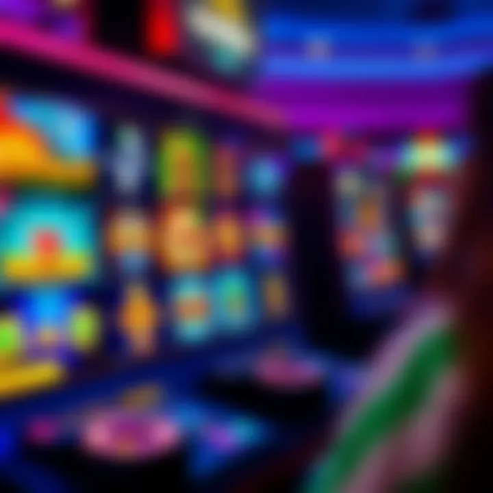 Colorful online pokies interface featuring diverse game titles on Casino Mate platform