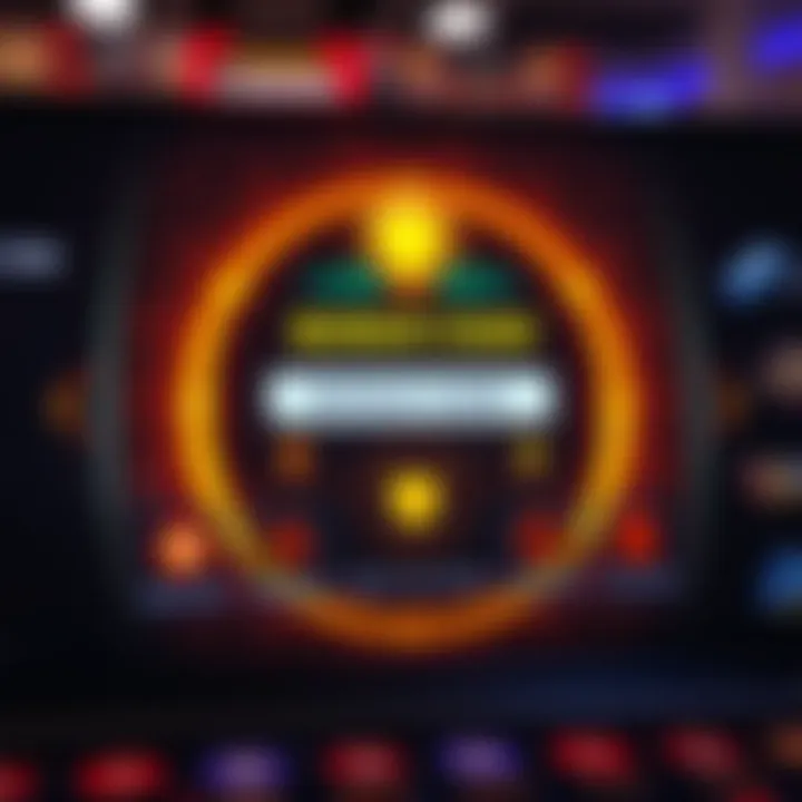 Secure online casino interface showing bonus code entry and protection icons