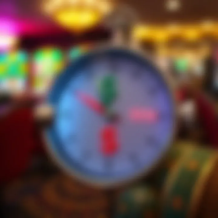 Clock symbol showing fast transaction times with dollar signs