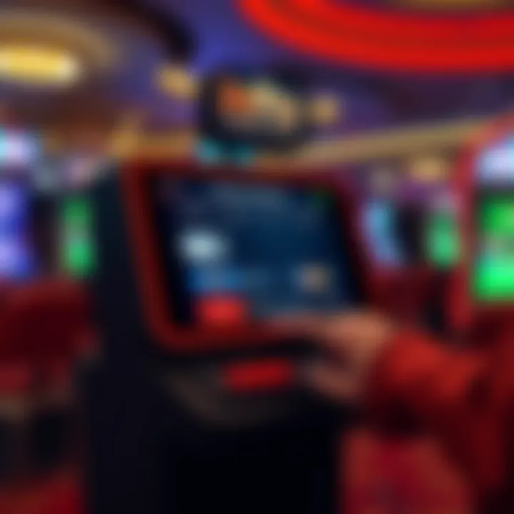 Secure digital payment interface for online casino transactions