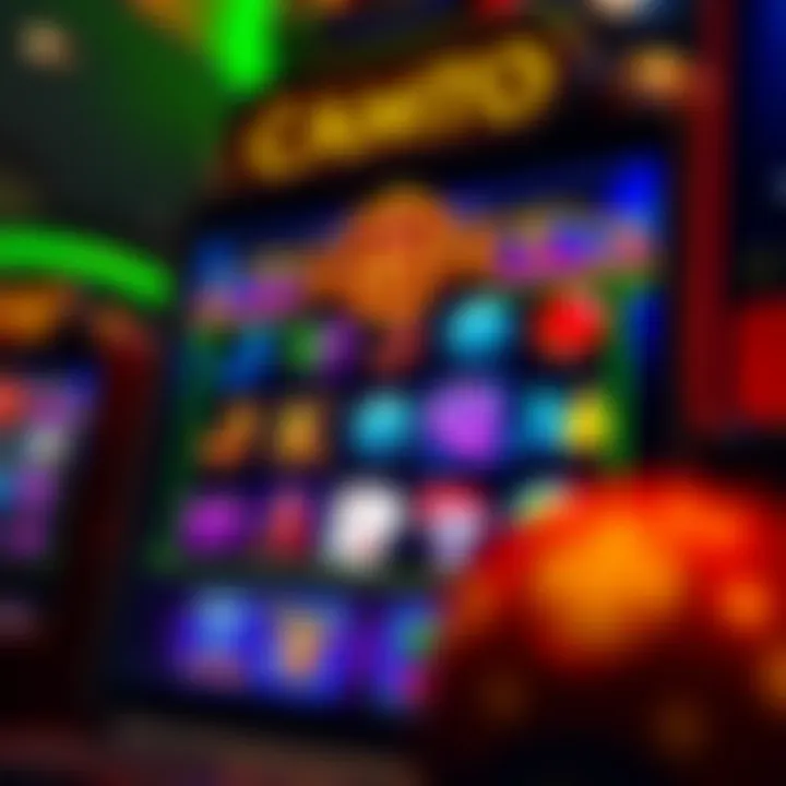 Colorful Casino Mate pokies screen showing a variety of symbols and bonus features