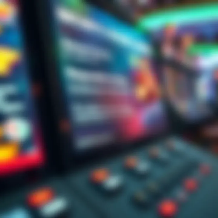 Secure online gaming interface with responsible gaming tips displayed