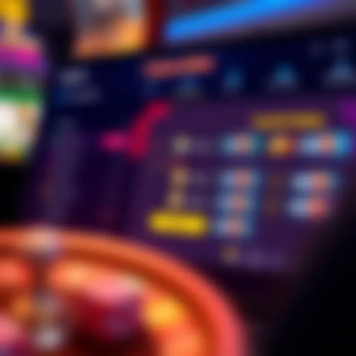 Visual representation of digital wallet and Casino Mate online casino interface with payment options
