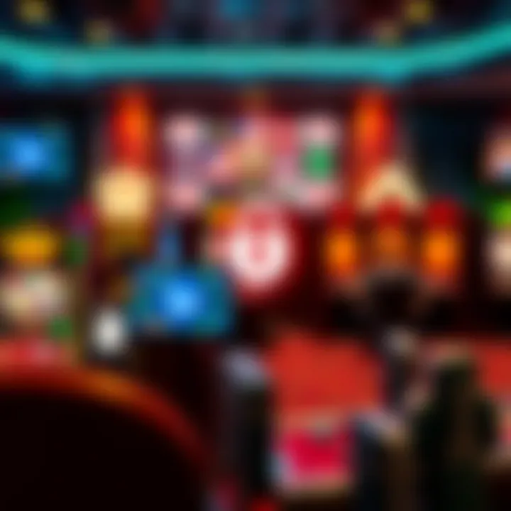 Secure online casino environment with icons representing safety, bonuses, and user accessibility