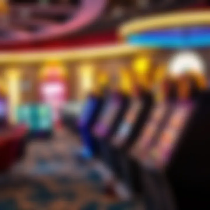 Variety of casino games including slots and table games on a digital platform