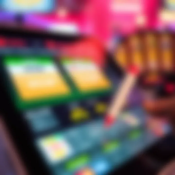 Secure online payment methods and casino bonuses on a digital screen