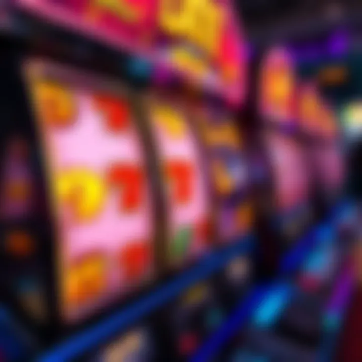 Colorful Slot Mate game interface on Facebook showing reels with various symbols and winning lines