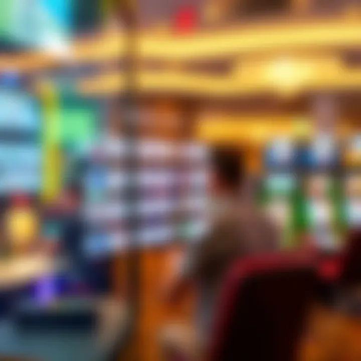 Digital interface showing secure payment options and live dealer casino games