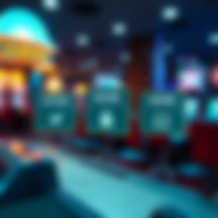 Secure online payment icons representing fast and reliable transactions for casino players