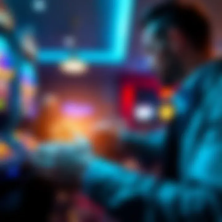 Illustration of a player unlocking exclusive rewards and bonuses using loyalty points at Casino Mate