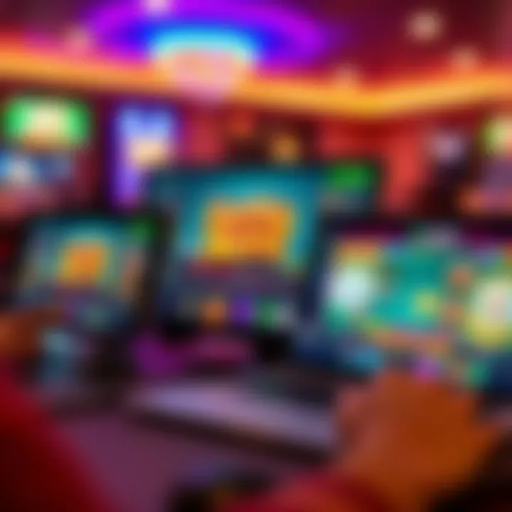 Collection of devices including smartphone, tablet, and laptop showing Lucky Mate Casino gameplay