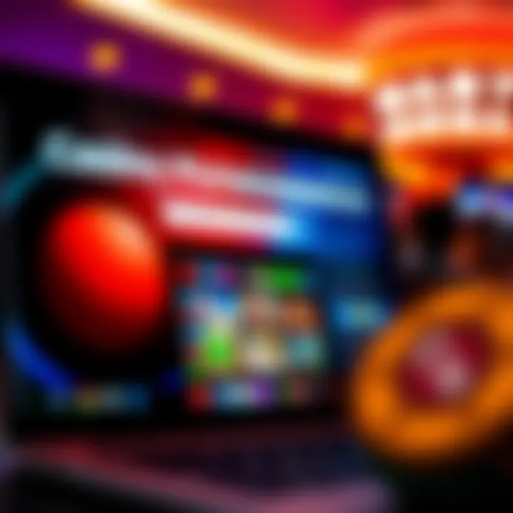 Illustration of a secure browser window with Casino Mate website interface and safety icons