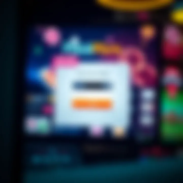 Secure login interface for Pokie Mate Casino through Login Roo platform