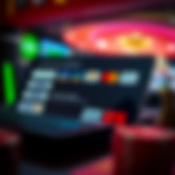 Representation of secure online payment methods supported by au.casino mate