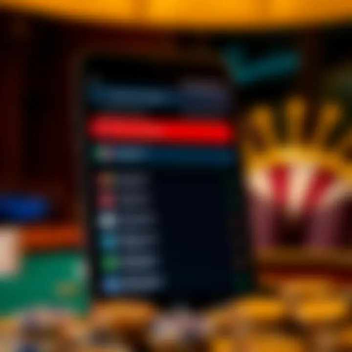 Secure payment options screen on Casino Mate app showing various transaction methods