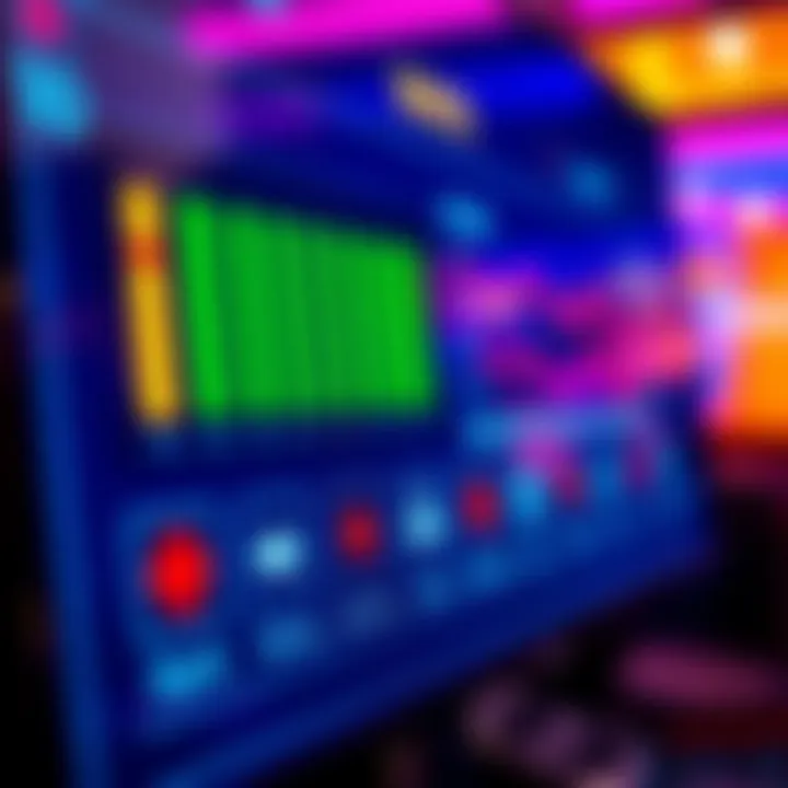 Digital interface showing casino platform connectivity status with signal bars and alert icons