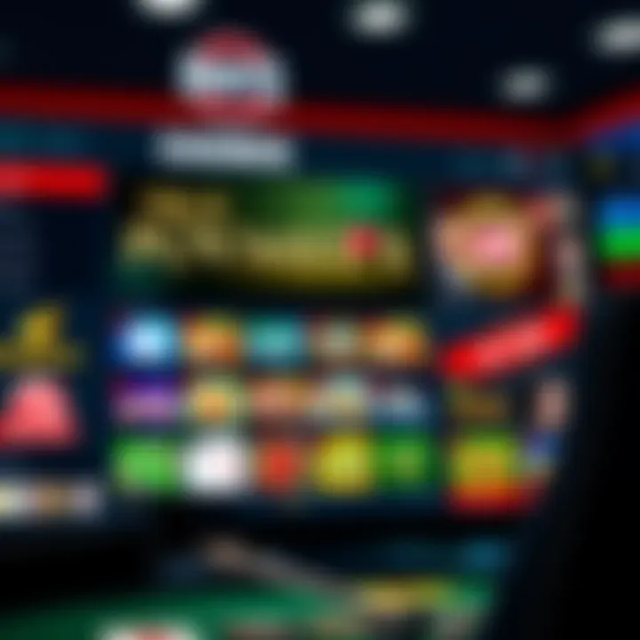 Overview of Casino Mate online casino interface showcasing game variety and user-friendly design