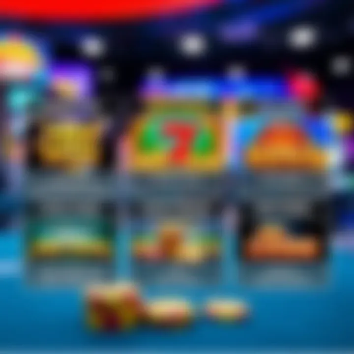 Illustration showing different types of casino bonuses like free spins and deposit matches