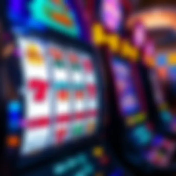 Illustration showing a digital slot machine with bonus code symbols highlighting no deposit offers at an online casino