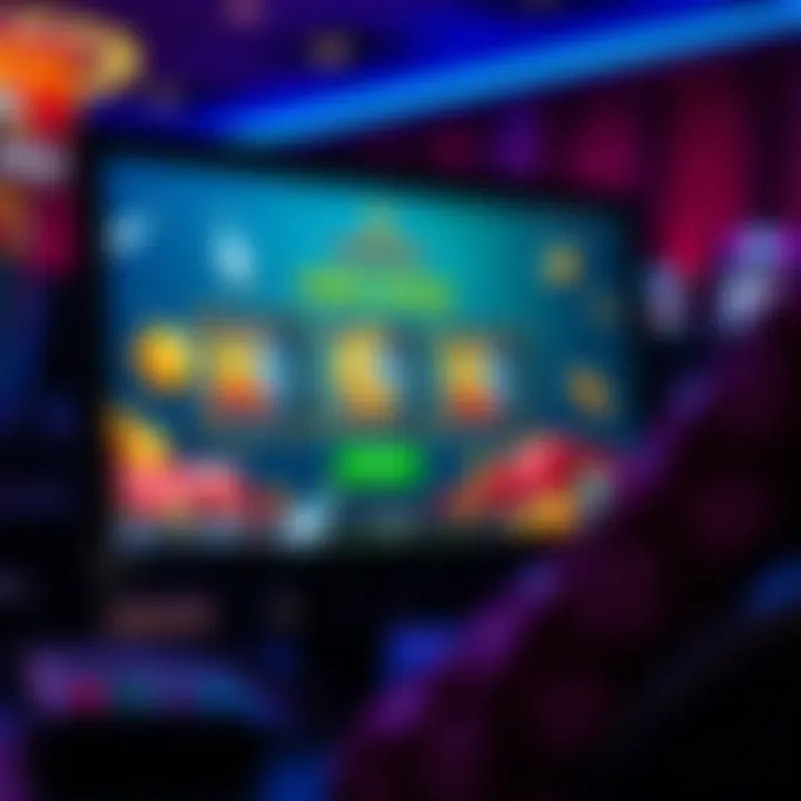 Illustration showing a computer screen displaying free spins being activated at an online casino