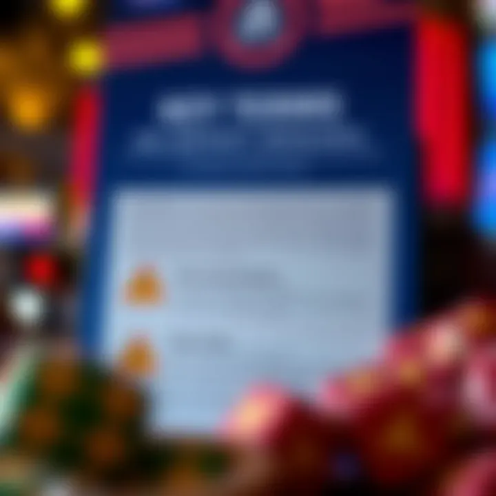 Graphic displaying terms and conditions checklist with caution symbols for bonus offers