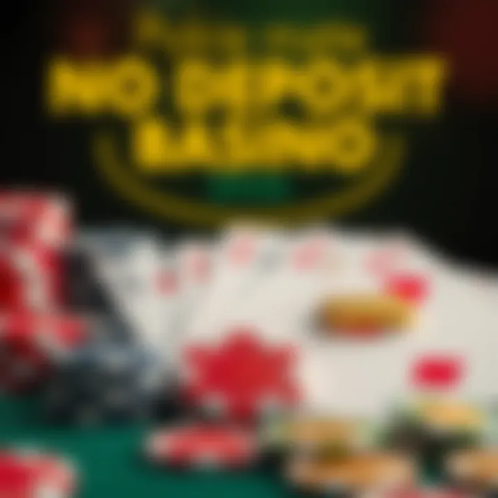 Exploring the Use of No Deposit Bonus Codes in Online Casino Illustration of casino chips and playing cards with a highlighted bonus code
