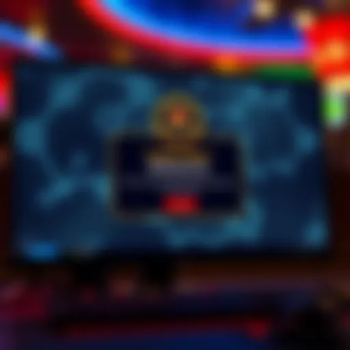 Computer screen displaying Casino Mate maintenance notification