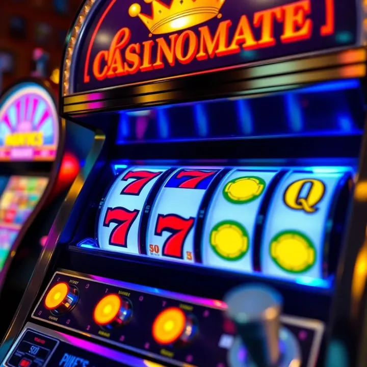 Lucky slot machine with glowing reels representing bonus claiming