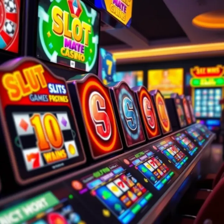 Casino Mate interface showcasing a variety of slot games available for Australian players