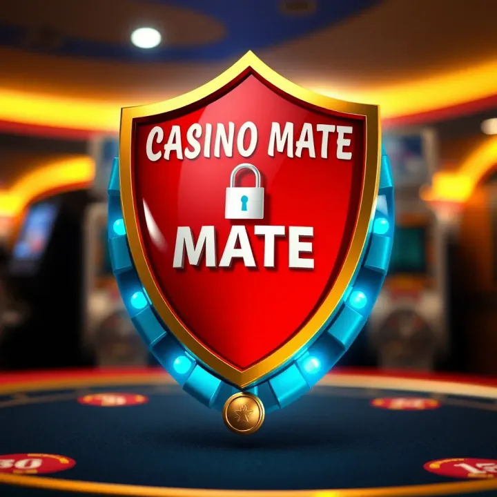 Safe and secure online casino shield symbolizing player protection
