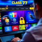 Secure online casino platform showing payment options and security icons