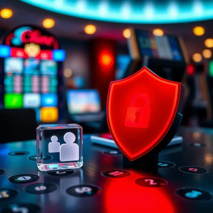 Secure digital payment icons alongside shield symbolizing safe transactions for online gambling