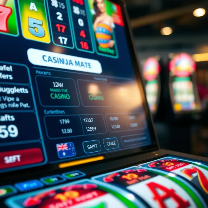 Secure online casino platform interface with payment options and bonus offers